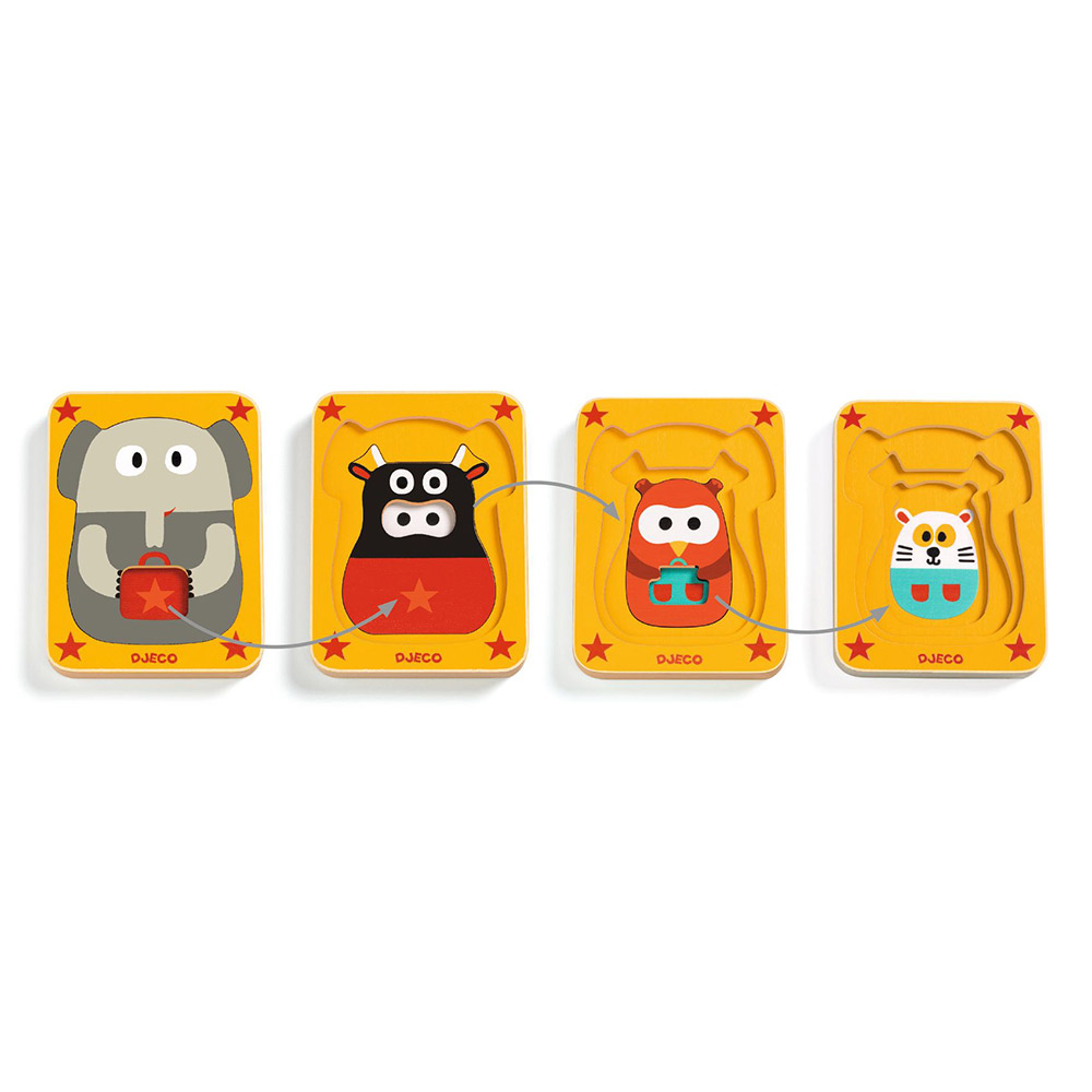 Puzzle 3 niveaux - Leo et Co : DJ01475 3