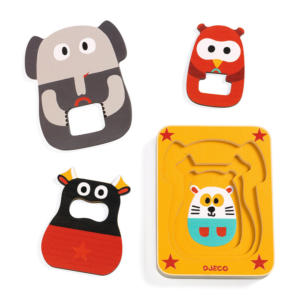 Puzzle 3 niveaux - Leo et Co : DJ01475 2
