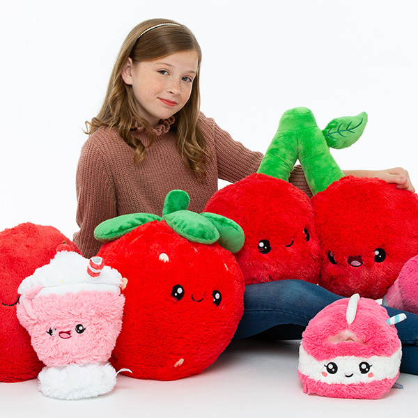 Peluche Squishable Milkshake à la fraise Strawberry Milkshake SQU111637