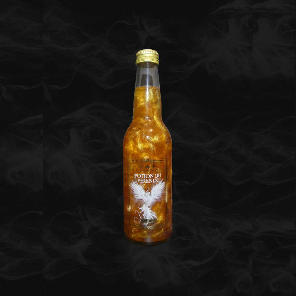 Limonade magique Potion Du Phoenix - Pêche - L\'Elixir Des 3 Sorciers