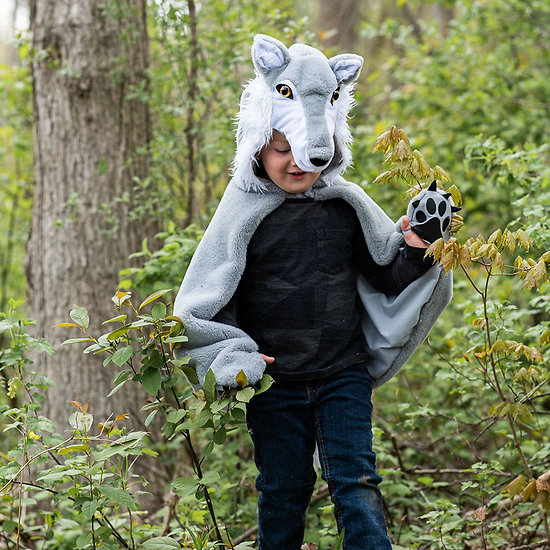 Déguisement enfant Cape de Loup - 4/6 ans