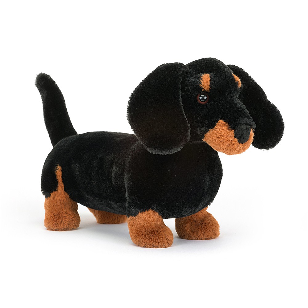 Peluche Jellycat chien saucisse Teckel Freddie - Sausage Dog - FR3SD 17 cm
