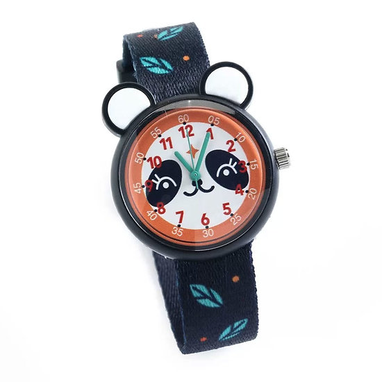 Montre enfant (pour apprendre à lire l'heure) Panda