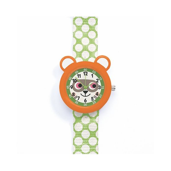 Montre pédagogique - Raton Laveur - dès 6 ans