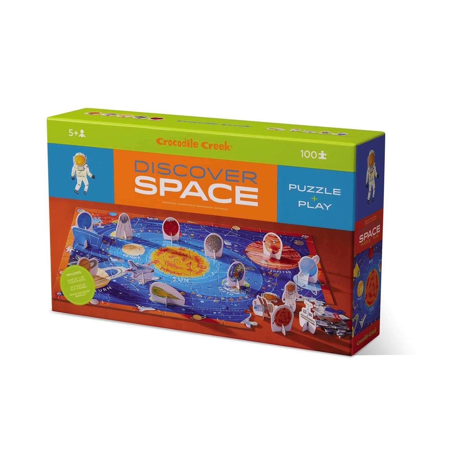 Puzzle 100 pièces et figurines - Space