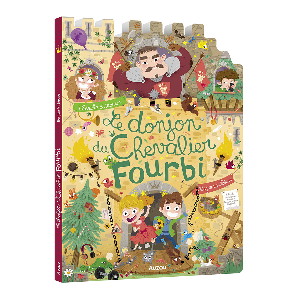 Livre enfant - Cherche et Trouve - Le Donjon du Chevalier Fourbi