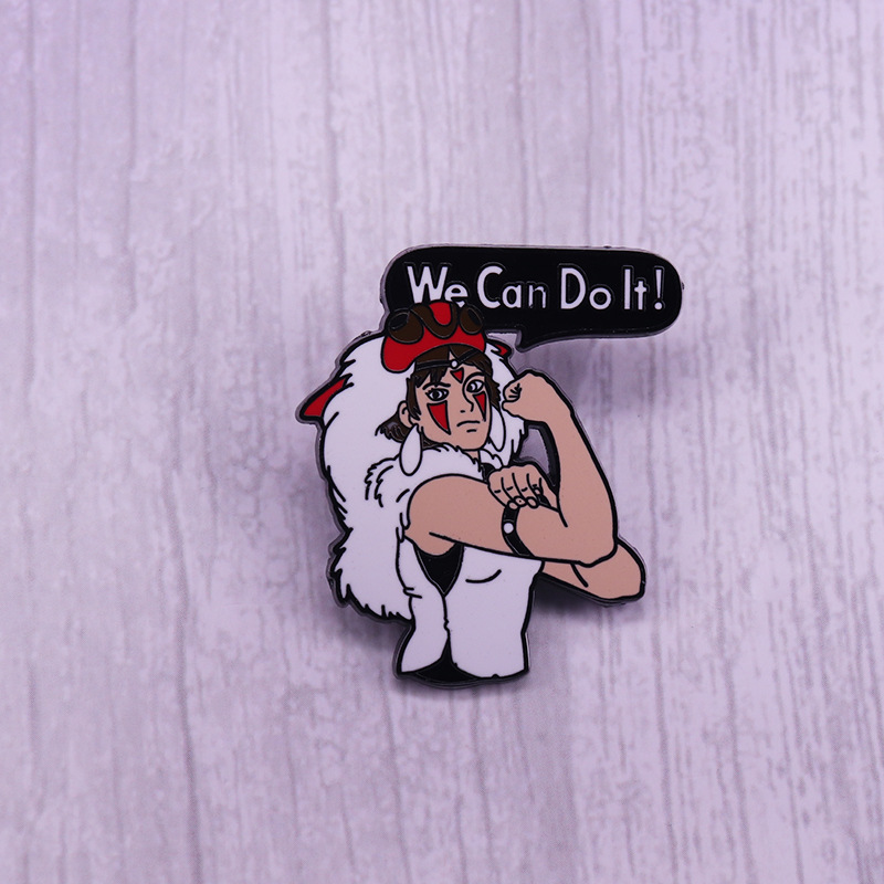 Pin\'s original - We Can Do It - Princesse Mononoké