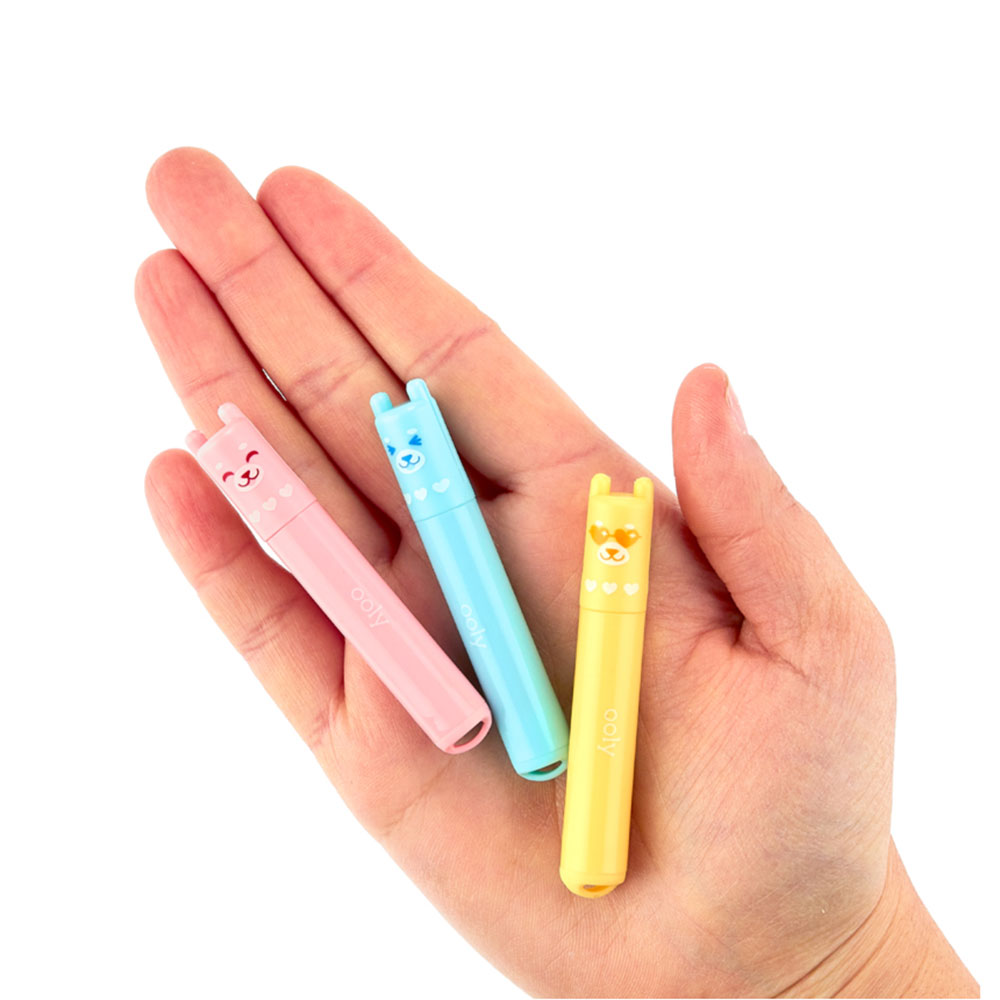 6 mini surligneurs pastel Ourson parfumés