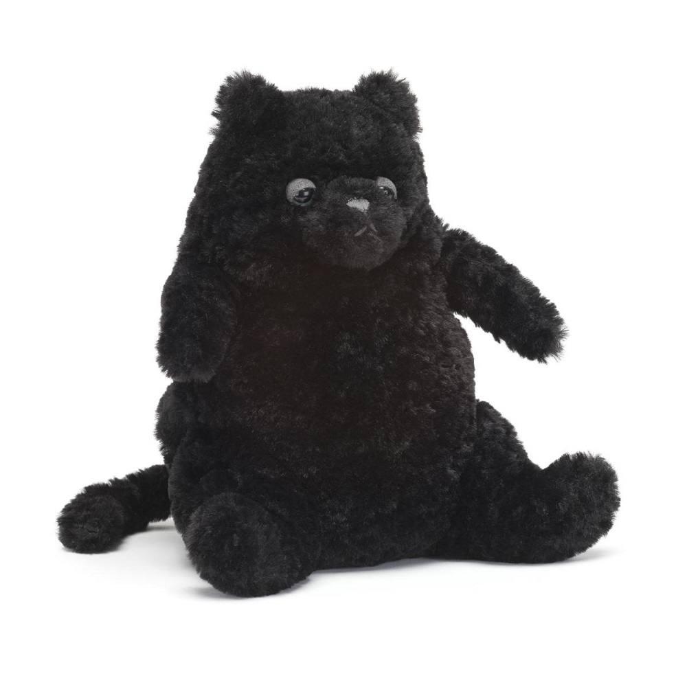 Peluche Jellycat chat – Amore Cat Black Small - AM6CB