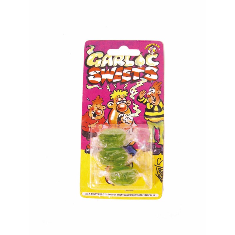 Farces et attrapes Bonbon à l\'ail - Lot de 3