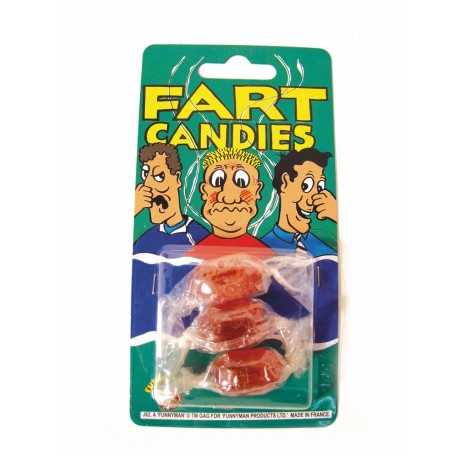 Farces et attrapes Bonbon au prout - Lot de 3
