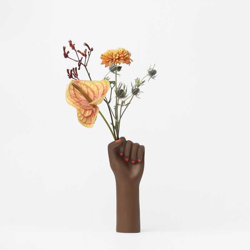 Vase Girl Power Noir - Petit Modèle