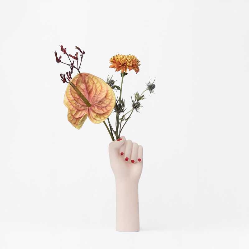 Vase Girl Power Blanc - Petit Modèle