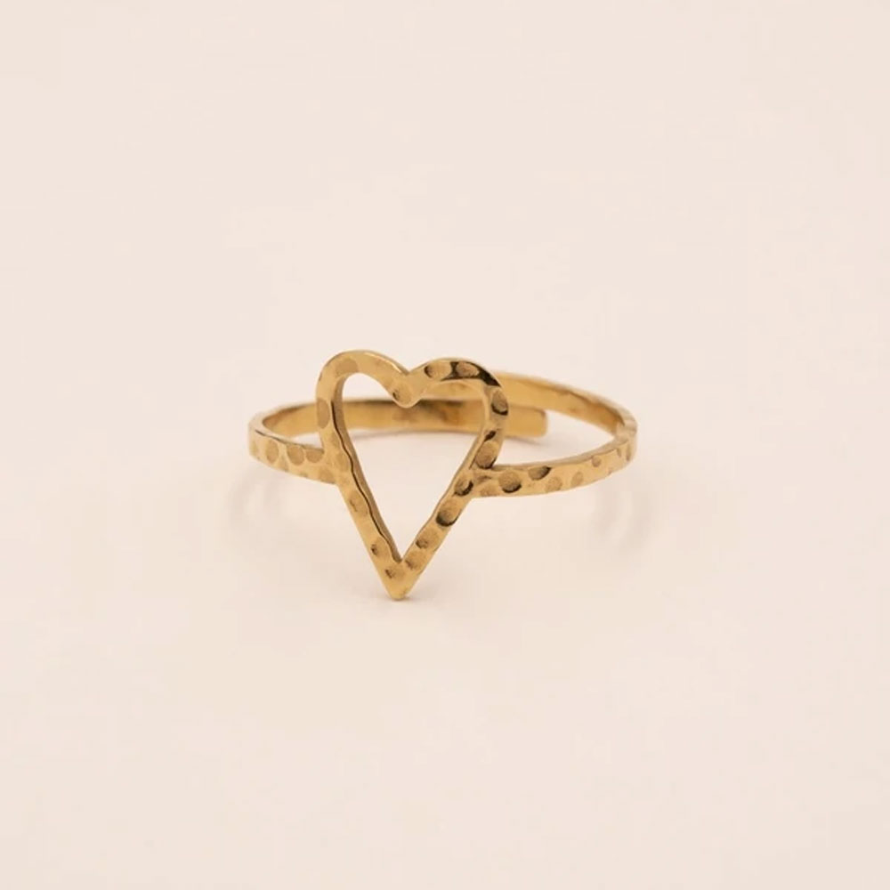 Bague ajustable en acier inoxydable - Julia