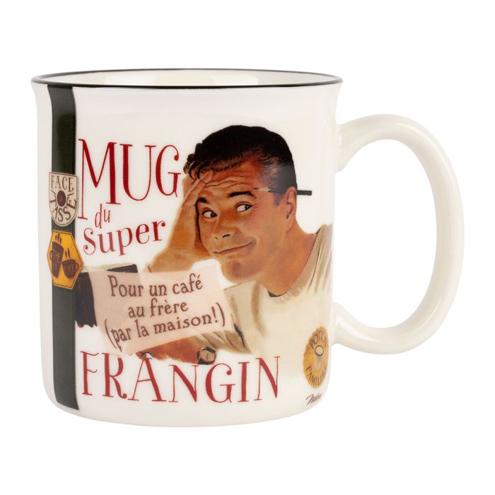 Mug porcelaine - Super Frangin