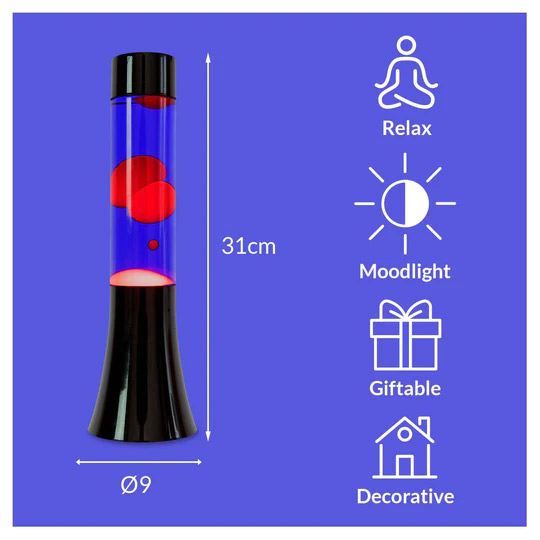 Lampe-A-lave-30-cm---Mini-Lava-Lamp--Liquide-Bleu-ET-Lave-Rouge