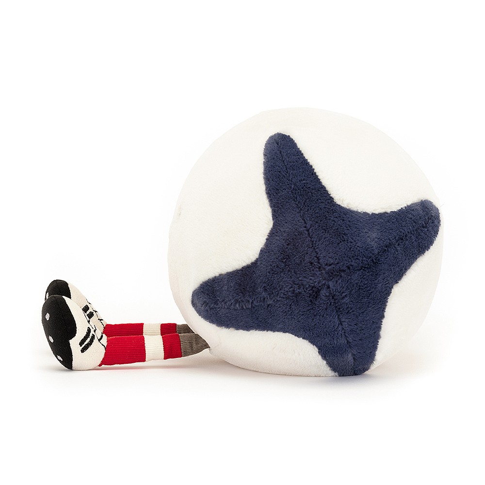 Peluche Jellycat Ballon de Rugby - Amuseables Sports Rugby Ball -  AS2R