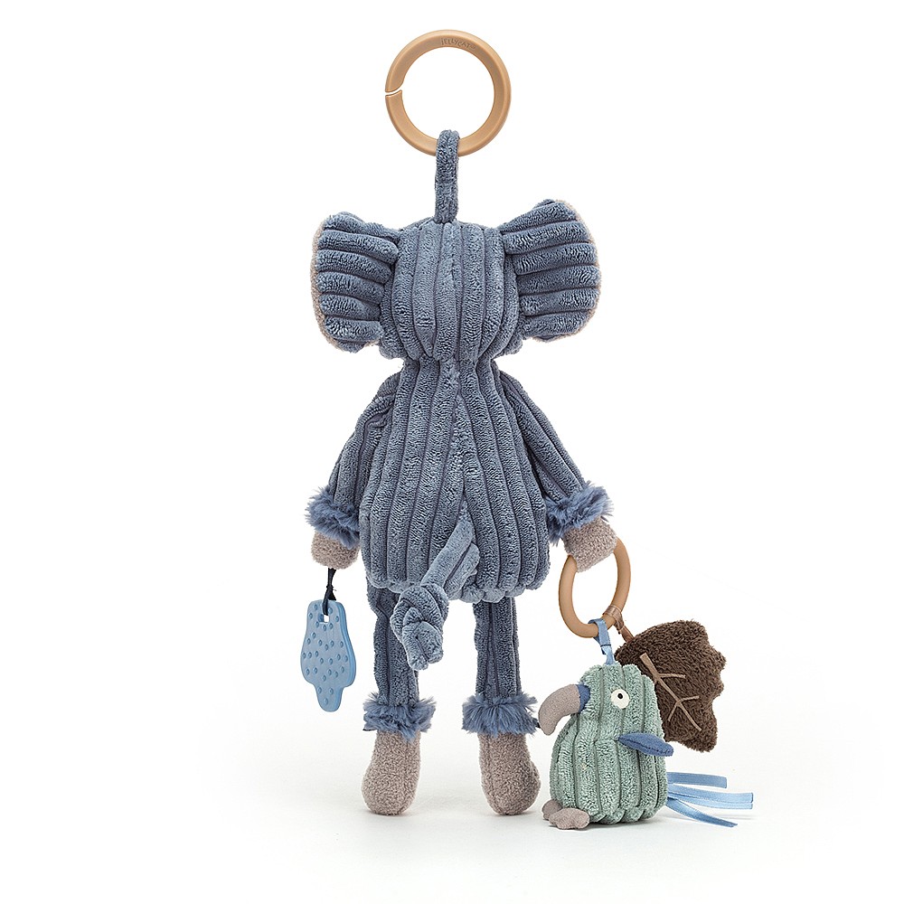 SRA2E Peluche activite bebe Jellycat Cordy elephant Cordy Roy elephant Activity Toy