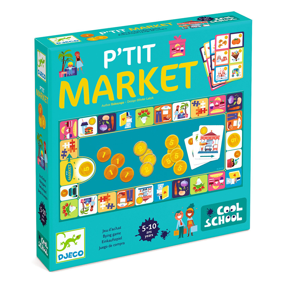 Jeu de société - P\'tit market - 5/10 ans