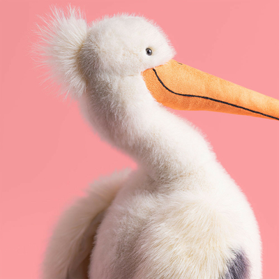 Peluche Jellycat Keli le Pélican Journaliste - Keli Pelican - PEL2CAN 34cm