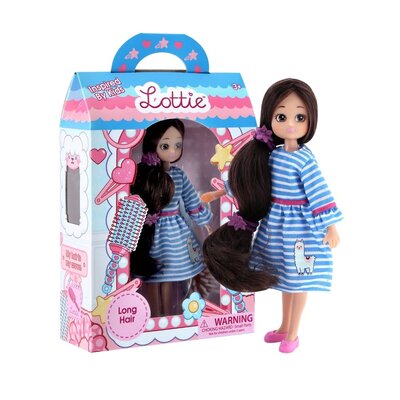 Poupée Lottie Brune avec cheveux longs - Long Hair Doll -Dès 3 ans