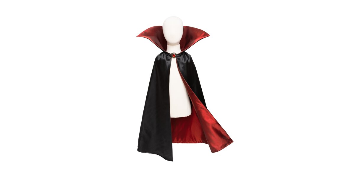 Cape Et Chapeau De Sorcier Double Face - Violet/Noir - 90cm - Déguisement Halloween