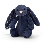 Peluche Jellycat lapin Bleu Etoile – Bashful Stardust bunny – Small BASS6SD 18cm