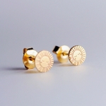 Boucles d'oreilles plaquées Or Sunny Soleil