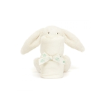 Doudou plat bébé Jellycat Lapin Blanc Crème - Bashful Cream Bunny Soother - STH4BC - 34 cm