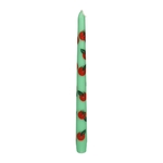 Bougie à motifs Tomate pour bougeoirs et chandeliers - Lot de 2