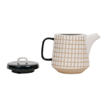 Théière Céramique Petits Carreaux 1,2l