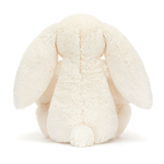 Peluche Jellycat Lapin Blanc Crème Liberty Fraise - Blossom Cream Bunny Berry - Medium BMP3MS 31cm