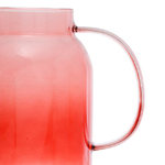 Théière en Verre Borosilicate avec filtre 1,5L - Rouge Grenat