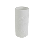 Lampe porcelaine blanche décorative ajourée à poser - Nomadéa - 24cm