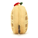 Peluche Jellycat Gaufre Ronde - Amuseables Rene Waffle A2WFL 14cm