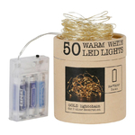 Guirlande lumineuse 50 LED dorées 5 mètres