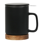Tisanière avec filtre Nordika 35 cl - Noir
