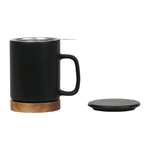 Tisanière avec filtre Nordika 35 cl - Noir