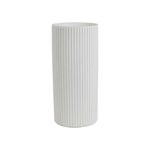 Lampe Cylindre Penne - Blanc 24 cm