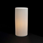 Lampe Cylindre Penne - Blanc 24 cm