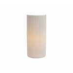 Lampe Cylindre Penne - Blanc 24 cm