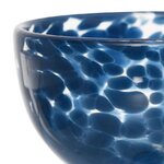 Coupelle en Verre Écaille de Tortue Bleu - 11cm