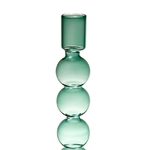 Bougeoir Design en verre Bulles - 23,5cm