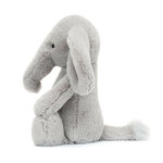 Peluche Jellycat Éléphant Thuddeus - Bashful Luxe Elephant Thuddeus - BAS3ELE 31cm