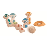 Jeu de Bowling en bois - Quilles suricates - Dès 3 ans