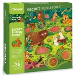 Puzzle 35 pcs - Détective Forêt avec lunettes - Dès 3 ans