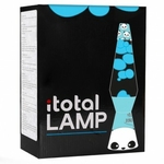 Lampe à lave 35,5 cm - Panda - Liquide bleu