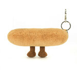 Peluche Jellycat Porte-clés Baguette de voyage - Amuseables Baguette Bag Charm ABG4BC 15cm