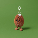Peluche Jellycat Porte-clés Grain de Café - Amuseables Coffee Bean Bag Charm A4CBC 9cm