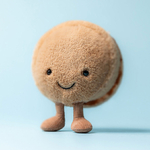 Peluche Jellycat Mona le Macaron au Chocolat - Amuseables Mona Macaron - A6MACC 12cm